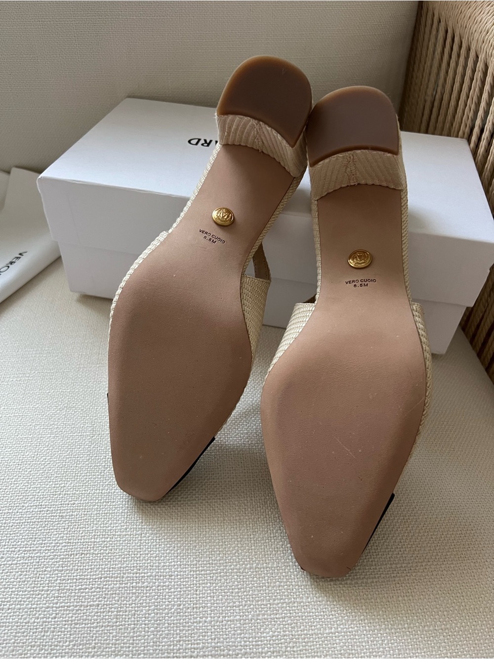 Veronica Beard Sling Back Block Heels - Picture 3 of 4